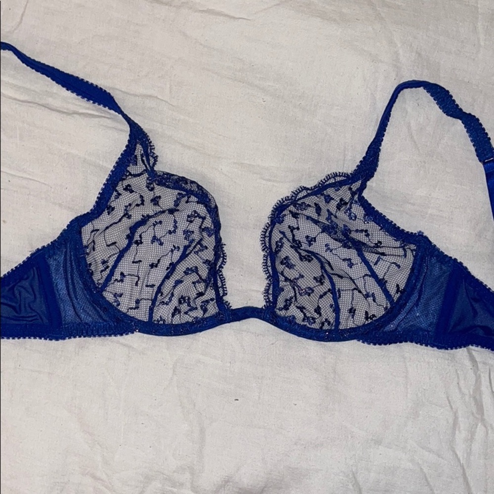 SavageXFenty Lace embroidered bra.